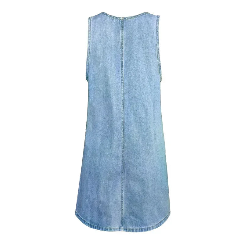 Sofia™ | Vestido de Verano de Denim Práctico y Ligero